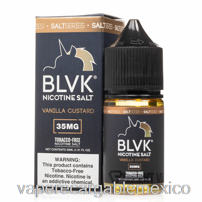Vape Recargable Natillas De Vainilla - Blvk - 30ml 50mg
